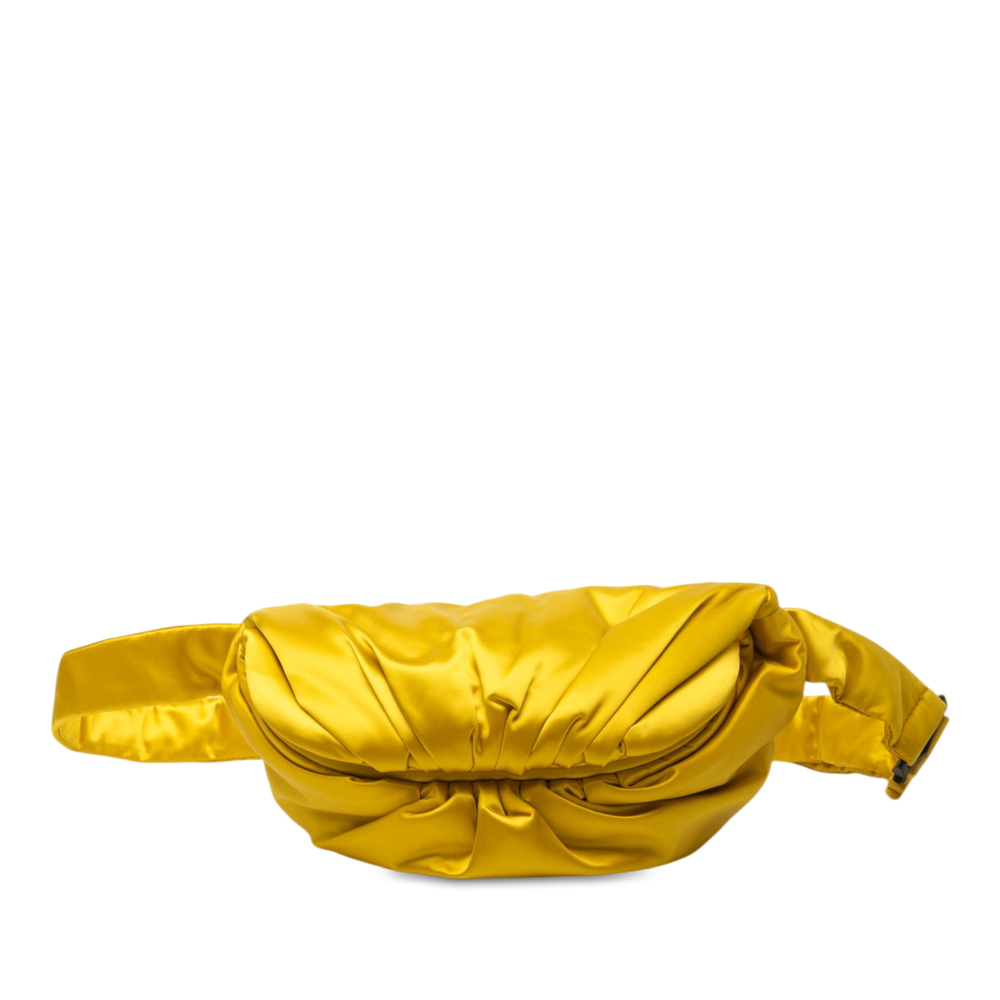 Pre-Loved Bottega Veneta Satin The Body Pouch Belt Bag
